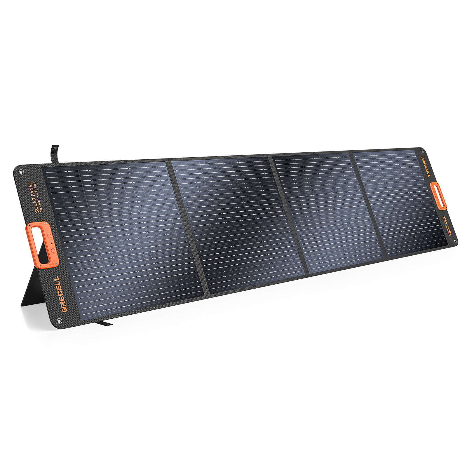 200W Portable Solar Panel for Power Station Foldable Solar Charger w/4 Kickstand