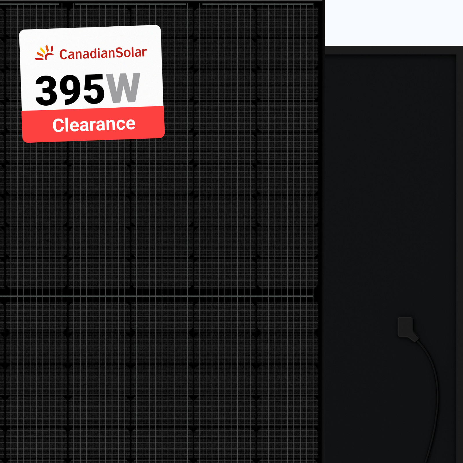 Canadian Solar 395W Solar Panel 108 Cell HiKu6 All-Black CS6R-395MS-HL