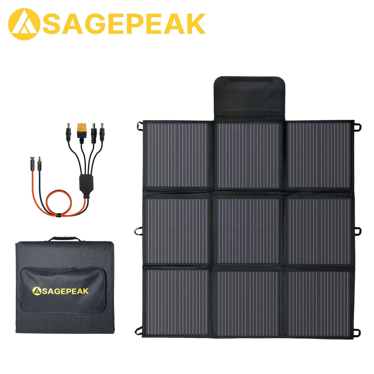 200W 300W 400W 500W Portable Solar Panel Foldable Solar Modules for Camping Home