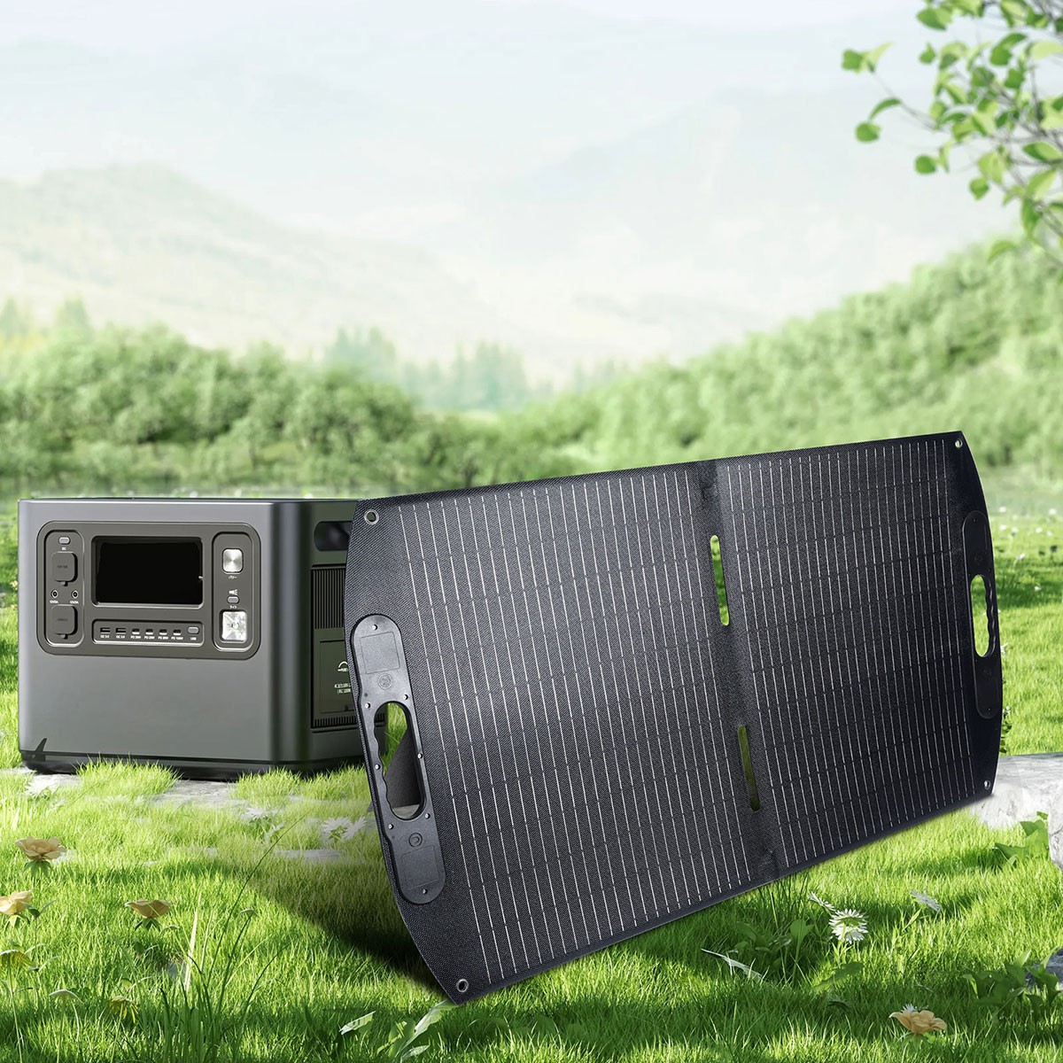 100W Portable Foldable Solar Panel with Monocrystalline ETFE Design Solar Charge
