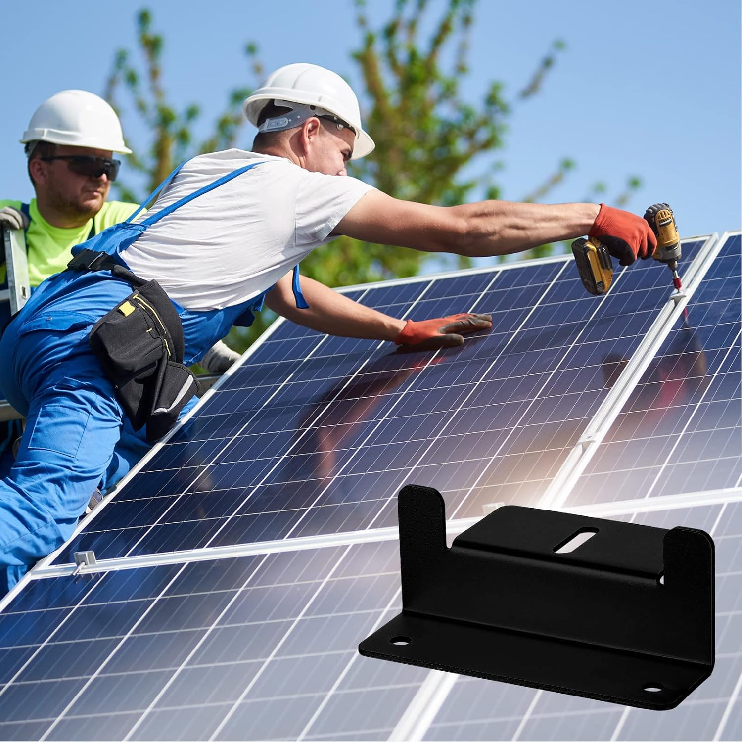 40 Sets Solar Panel Mounting Brackets Z Bracket Aluminum Alloy Solar Panel Mount