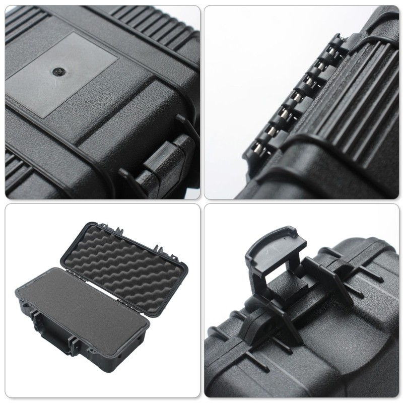 Waterproof Shockproof Tool Case For Harsh Environments 305x165x105mm Container