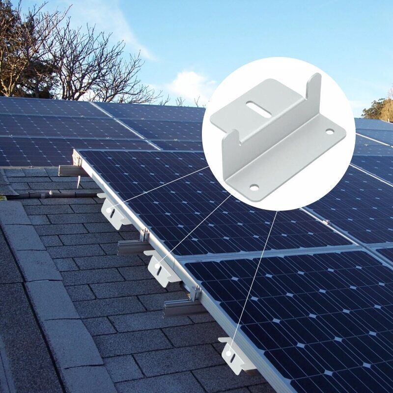 16 Sets Solar Panel Z Bracket Mounting Mounts Set Solar Panel RV Boat Roof Wall