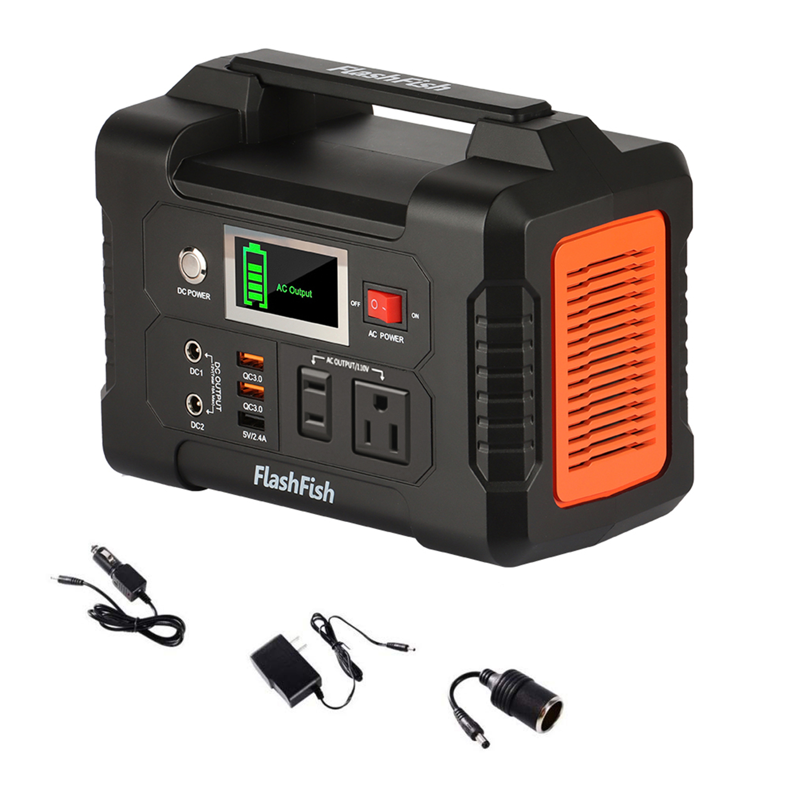 Flashfish E200 Portable Power Station 200W 151Wh 110V Pure Sine Wave Output M0D2