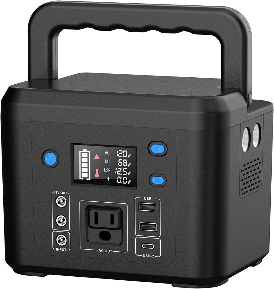 200W/350W/800W Portable Power Station Battery Charger Camping RV Solar Generator