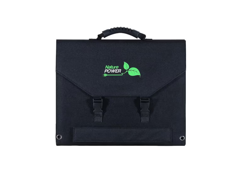 120-Watt Foldable Monocrystalline Solar Panel with Multiple DC Outputs and Cable