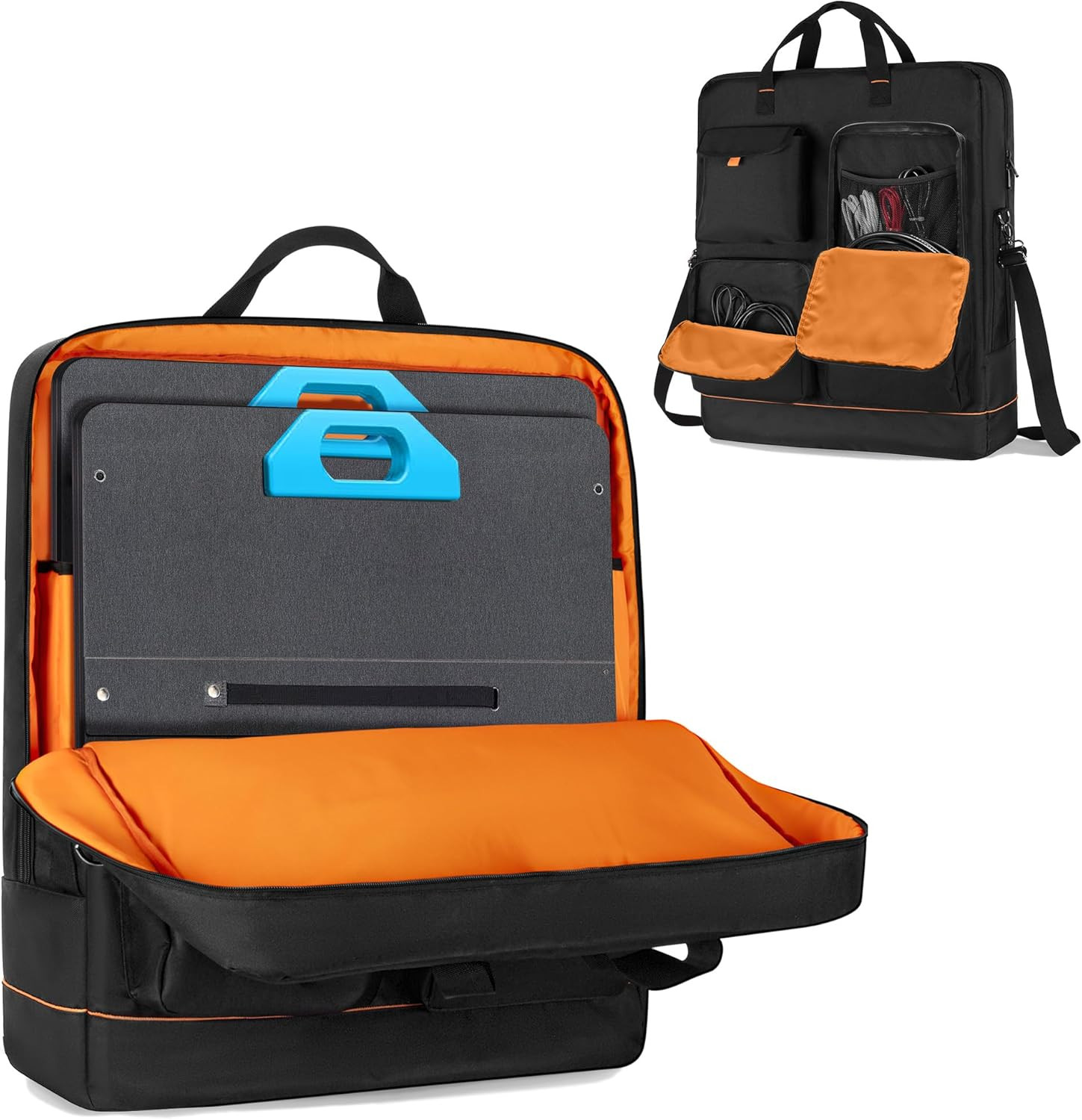 Solar Panel Bag, Carrying Case Compatible with Anker SOLIX PS30 PS100 PS200, Dou