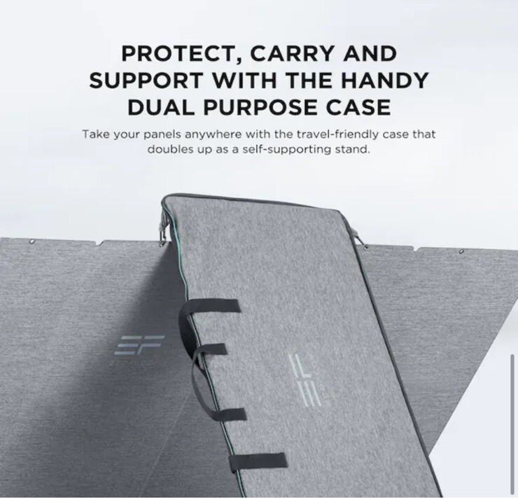 EcoFlow 400W Solar Panel Self-supporting, Waterproof Smart Outdoor Solar Kit