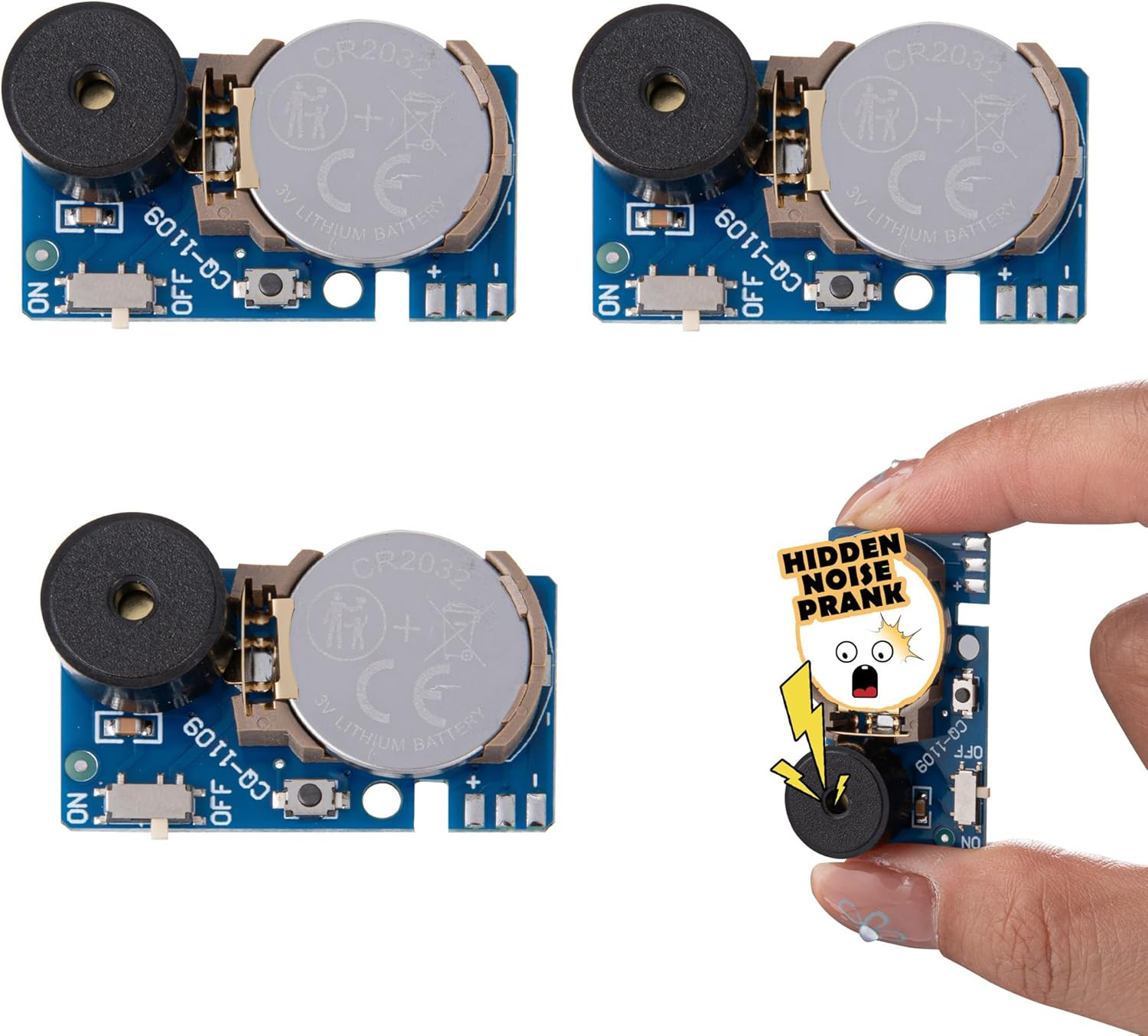 Mini Hidden Cricket Noise Maker Prank – 3 Pack for Home and Office Fun