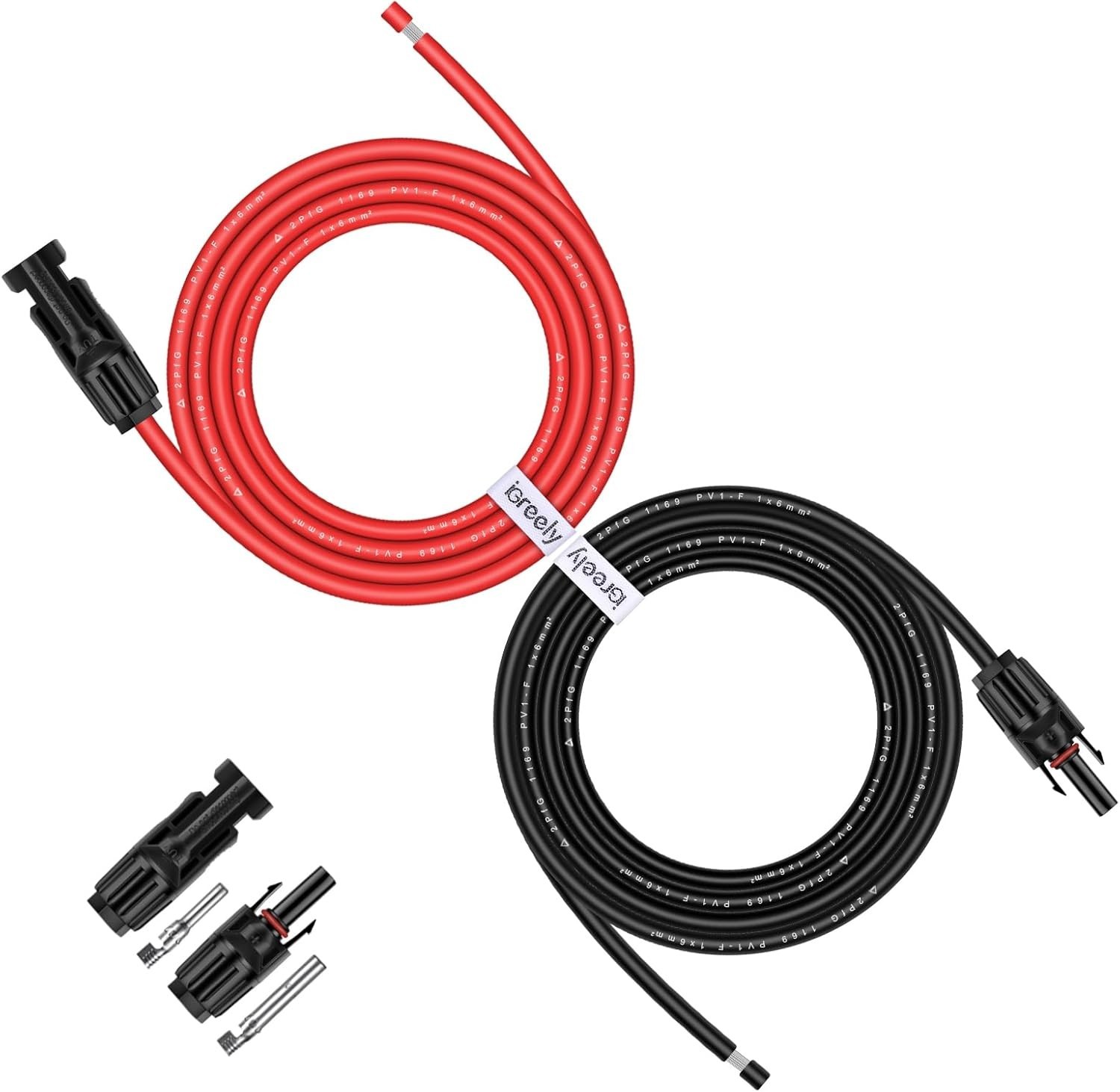 10FT Outdoor Solar Extension Cable – Tinned Copper, UV and Corrosion Resistant