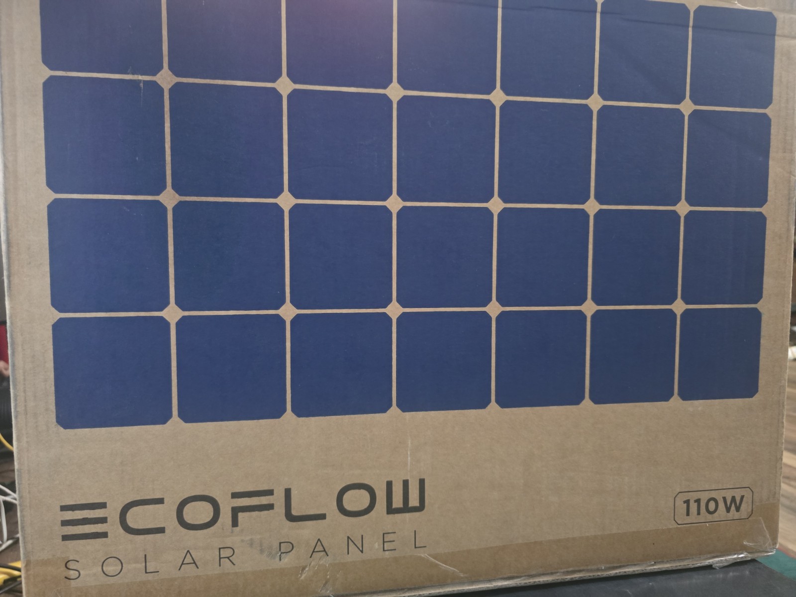EcoFlow 110W Portable Solar Panel Kit IP68 Waterproof Foldable with Carry Case