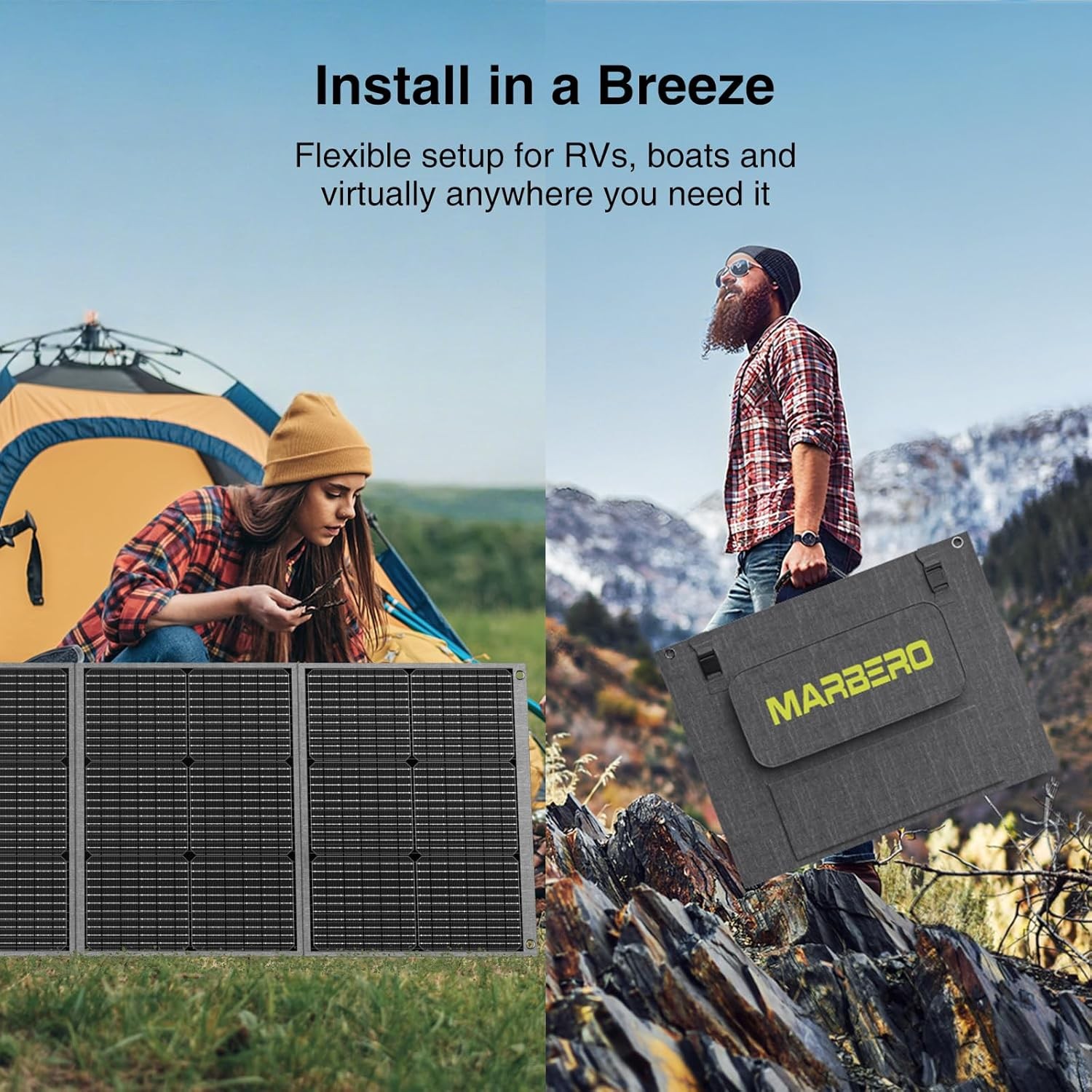 IP68 Foldable Solar Panel 200W MARBERO
