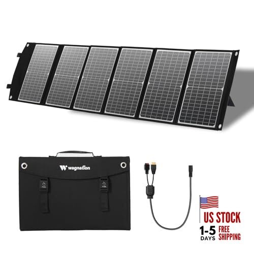 100 Watt Portable Solar Panel, Foldable Solar Panel Charger with 100W