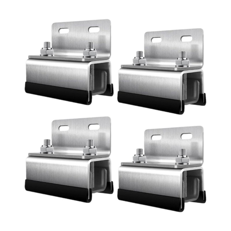4pcs Marine Grade Solar Panel Brackets Roof Box Mounting Corrosion Resistant