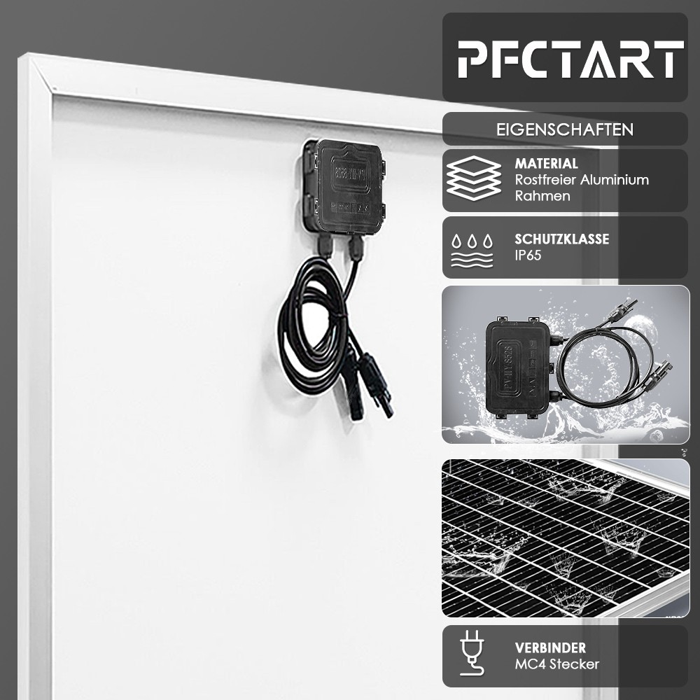 100W 12V Solar Panel High Efficiency Monocrystalline PV Module For RV Boat Home