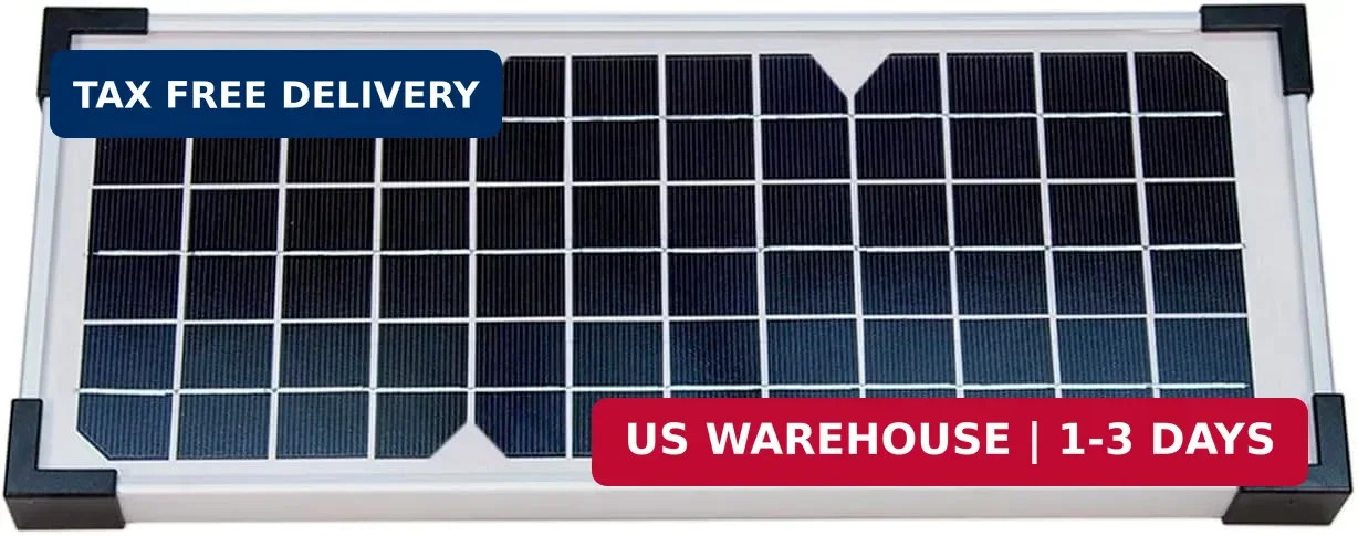 30 Watt Solar Panel Kit (FM125) for Mighty Mule Automatic Gate Openers,Black Cel