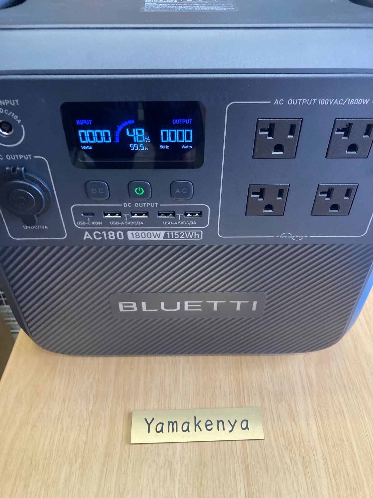 BLUETTI AC180 1800W 1152Wh Portable Power Station 39 Charges for Phone