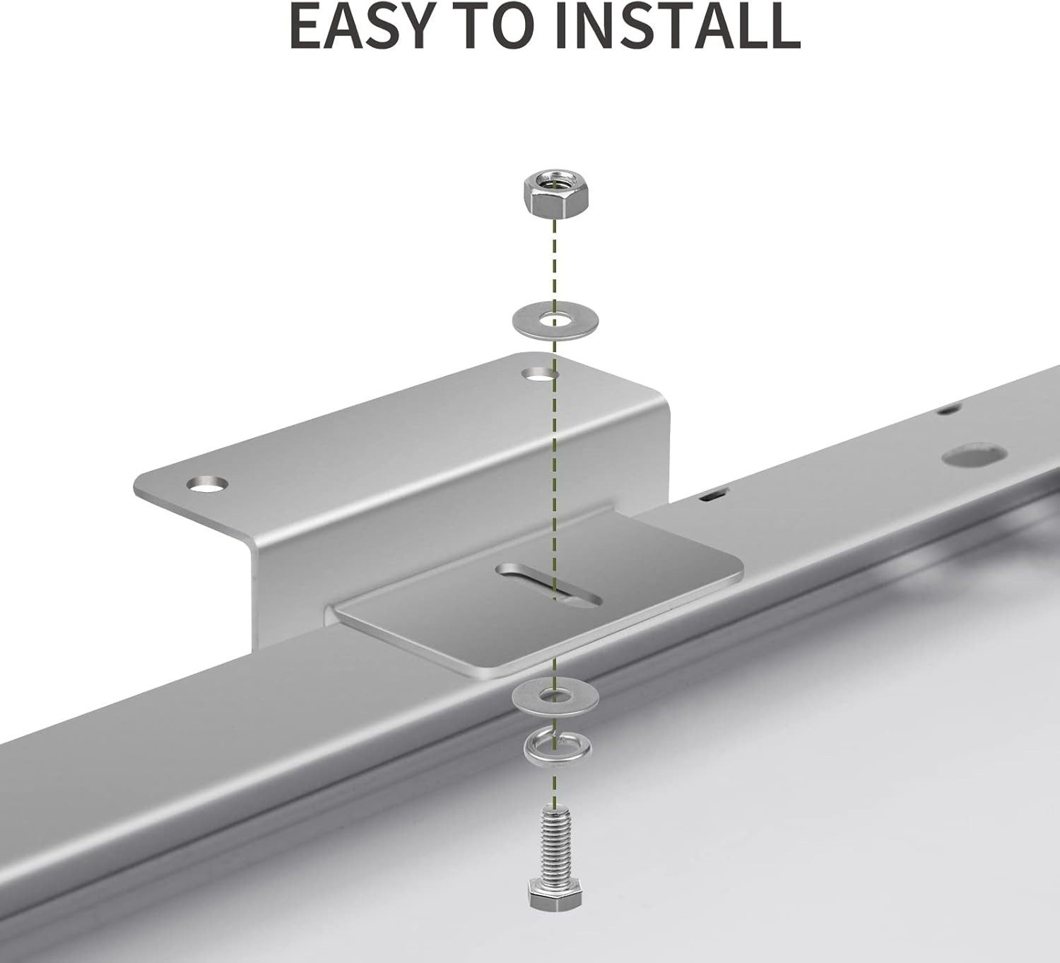 Versatile Solar Panel Z-Brackets for Roof, RV, and Boat Installations – Set of 4
