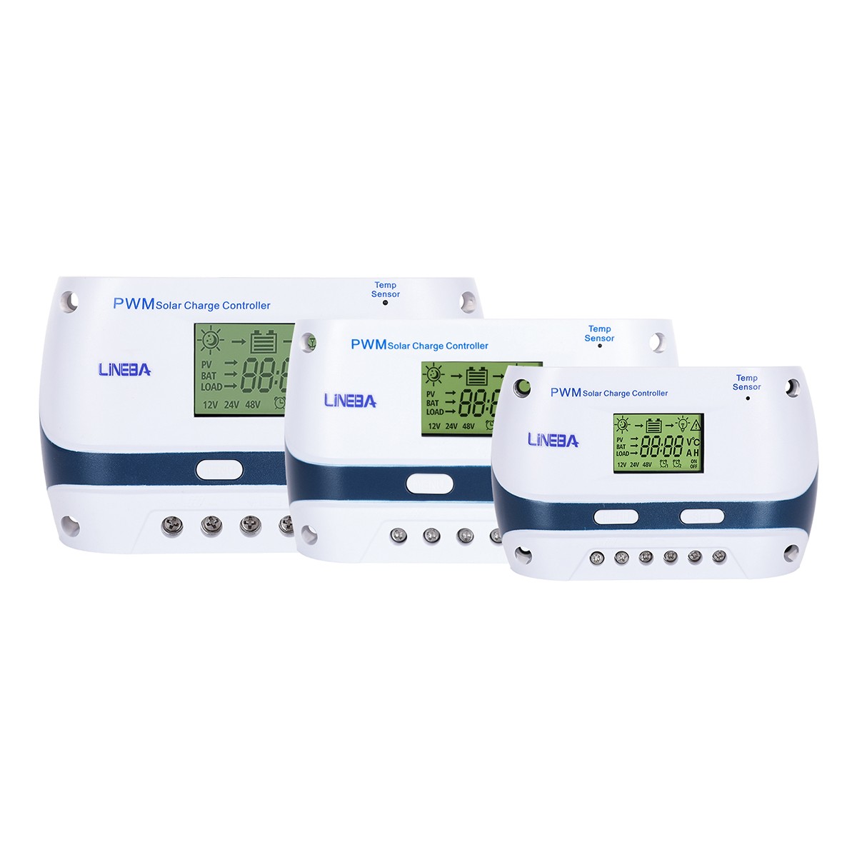 LCD 100A 60A 30A Solar Charge Controller Auto 12V/24V/48V Battery Regulator USB