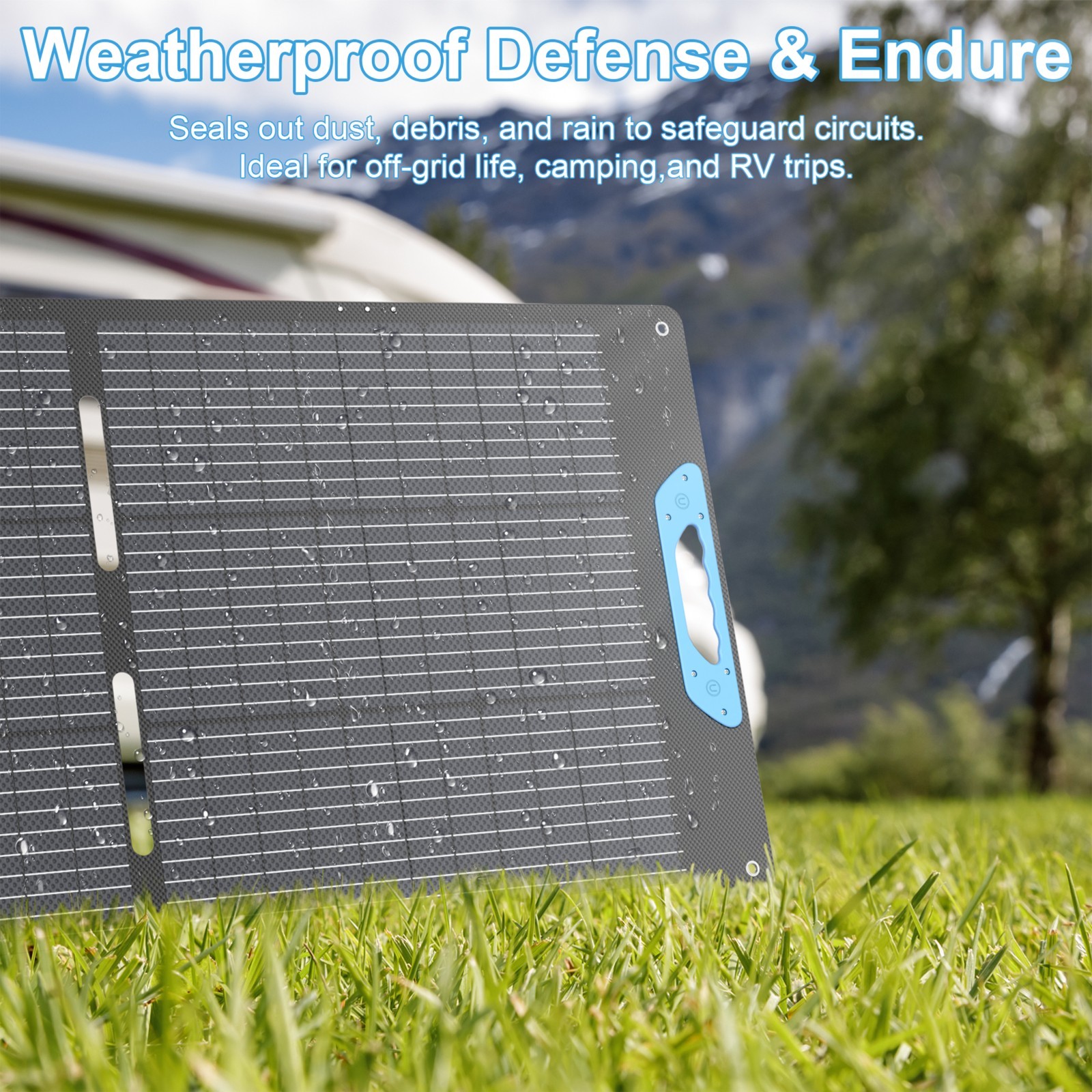 Solar Panel Portable 110W for BLUETTI Elite 30 V2 Elite 100 V2 Solar Generator