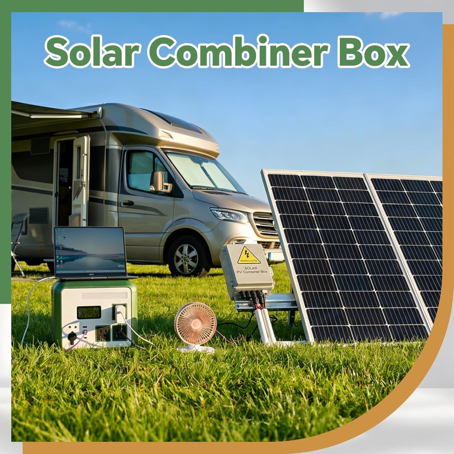 Compact 4 String Plastic Solar Combiner Box – Safe, Easy Install & Weatherproof