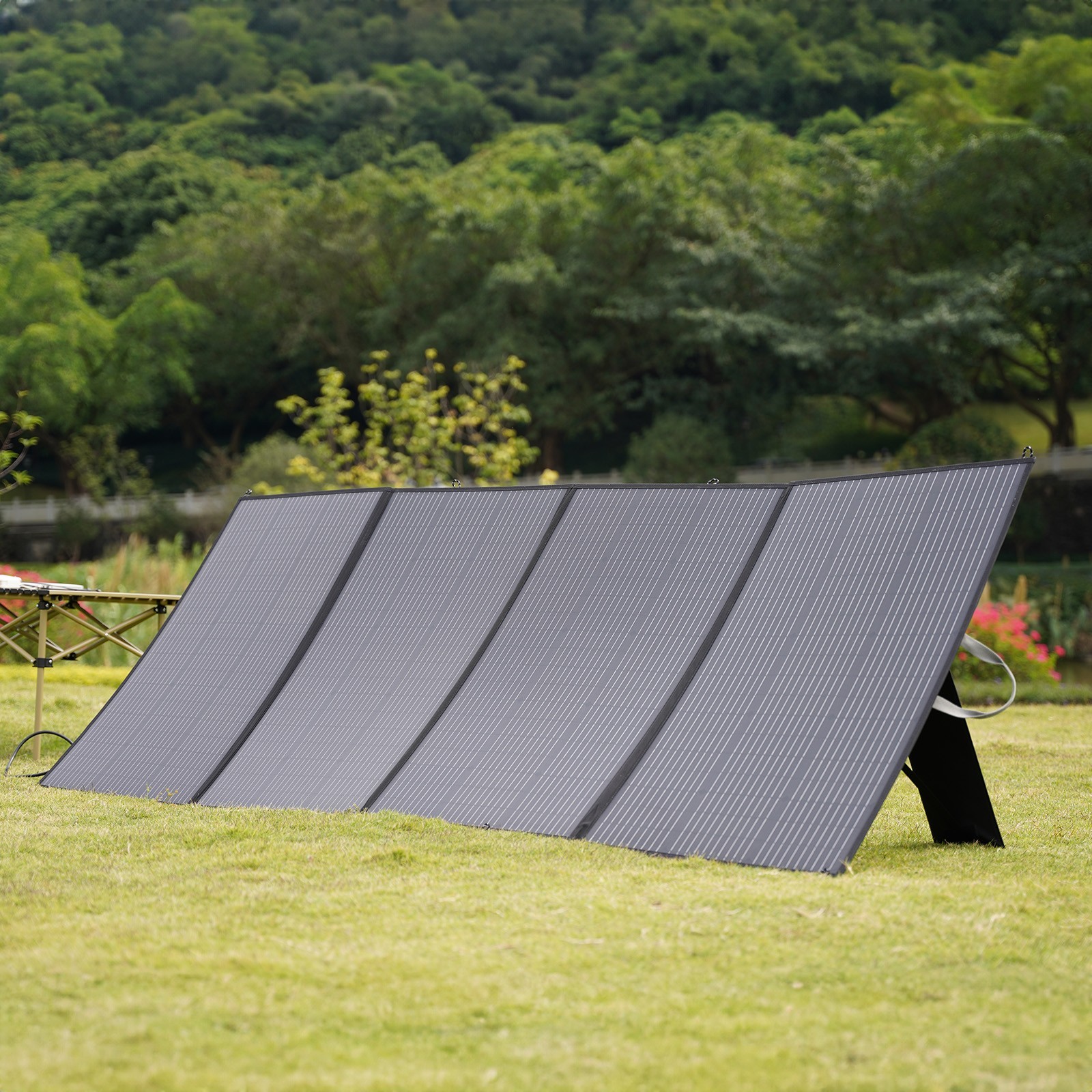 MHPOWOS Portable Foldable Solar Panel 110W 220W 400W for Outdoor RV Refurbished