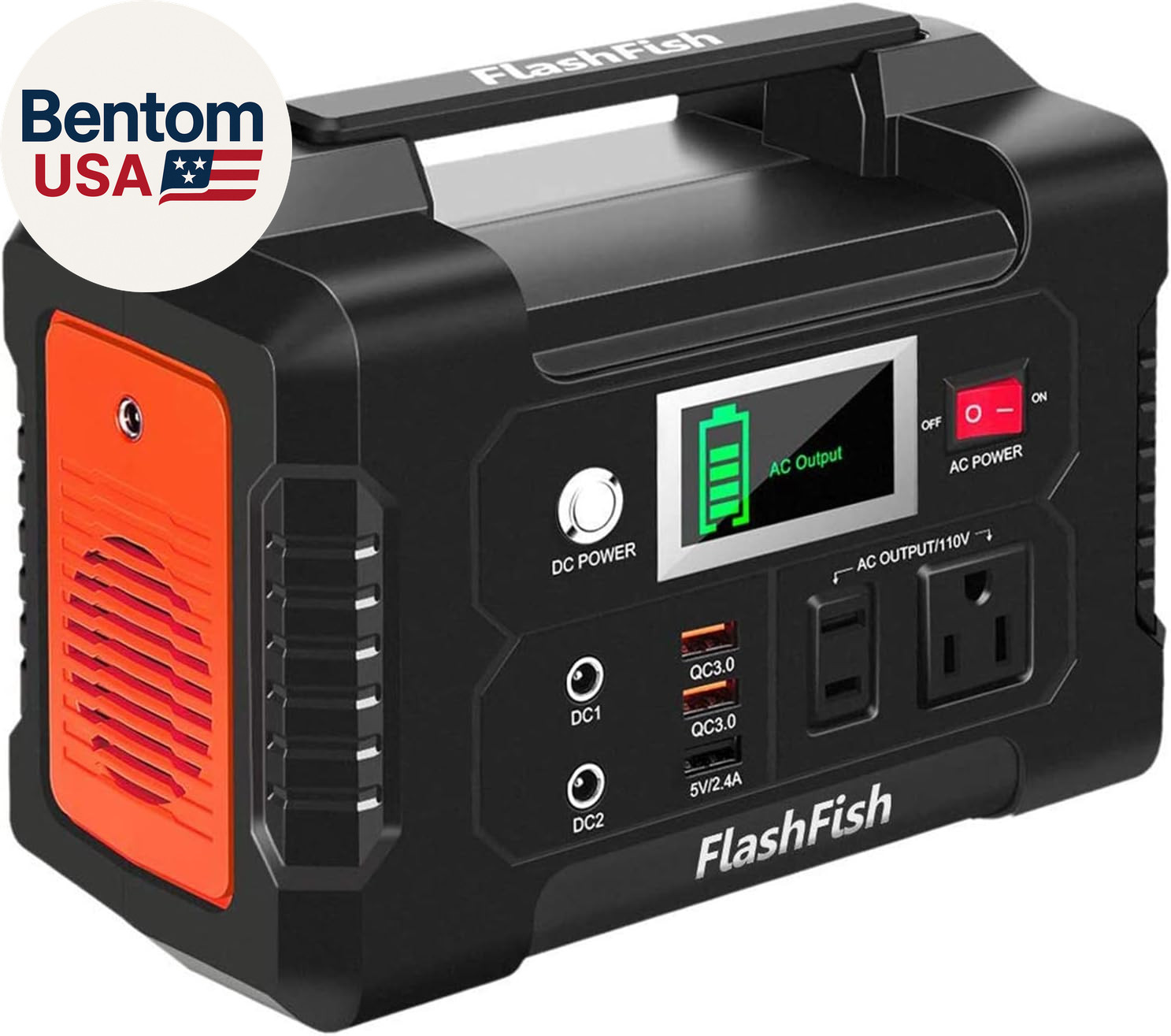 Portable Power Station 200W, 40800Mah Backup Power Battery Pack with 110V AC Ou