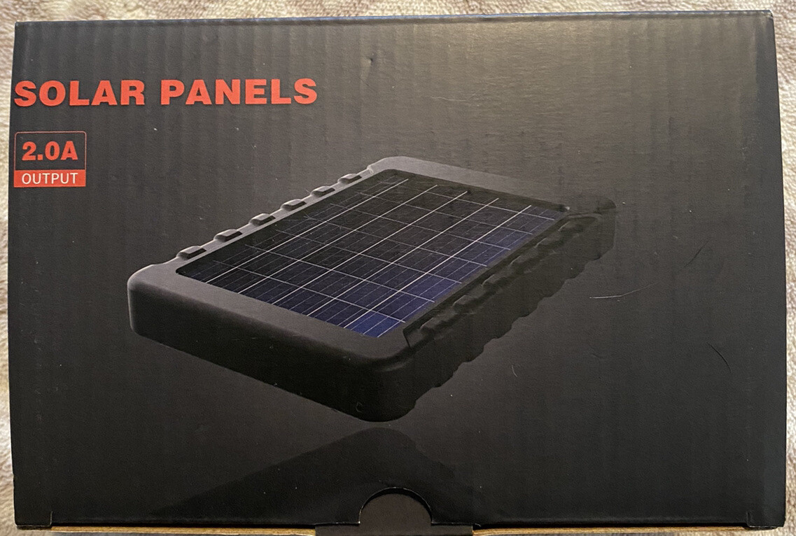 Desk Top Solar Panels 3” x 5” . Black. Brand New!