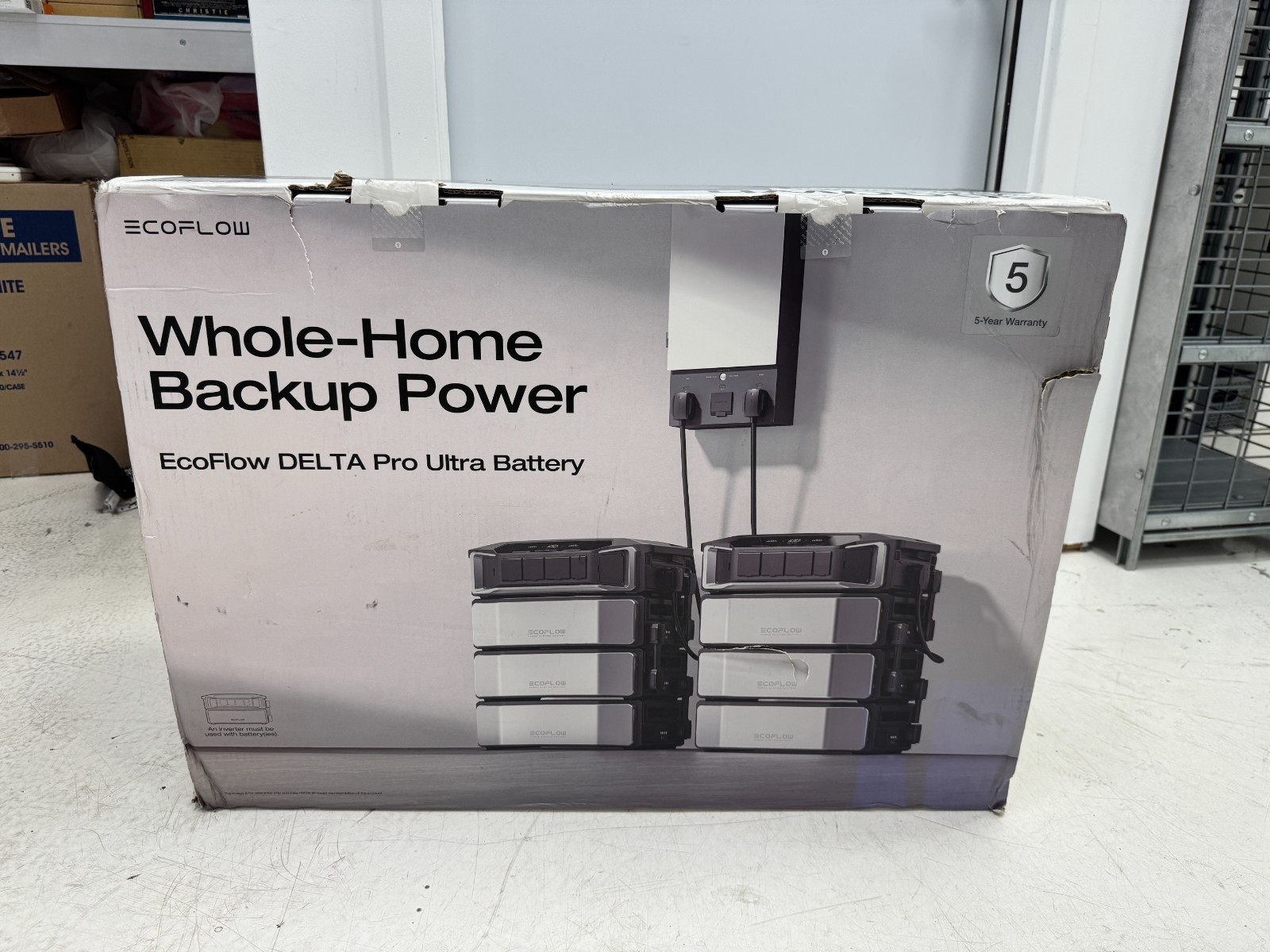 EcoFlow DELTA Pro Ultra Battery 6000WH Power Station Smart Extra Battery – New