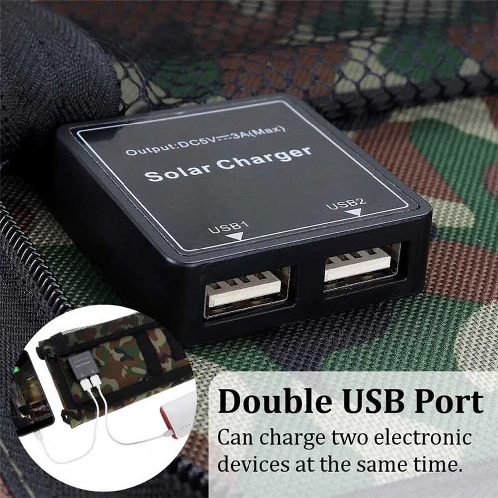 Portable Solar Panel Charger – Fast Charging for Camping, Hiking & Travel