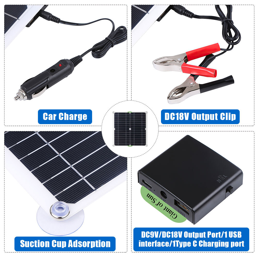 6000W Complete Generator with 400W Solar Panel Power Charger 110V Grid System US