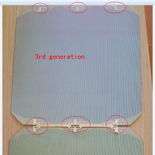 3rd Generation Sunpower Solar Cell Flexible Mono Wafer For DIY Solar Panels 5×5