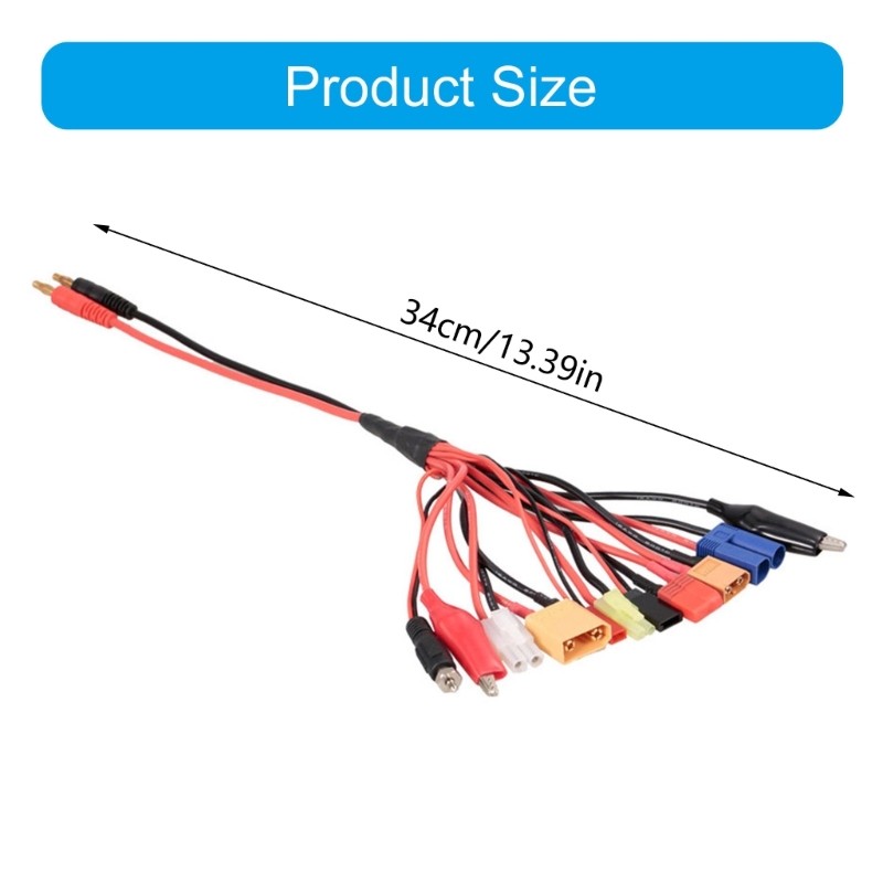 Charging Adapters Multiple Plug Conversion Cable for Remote Control Car