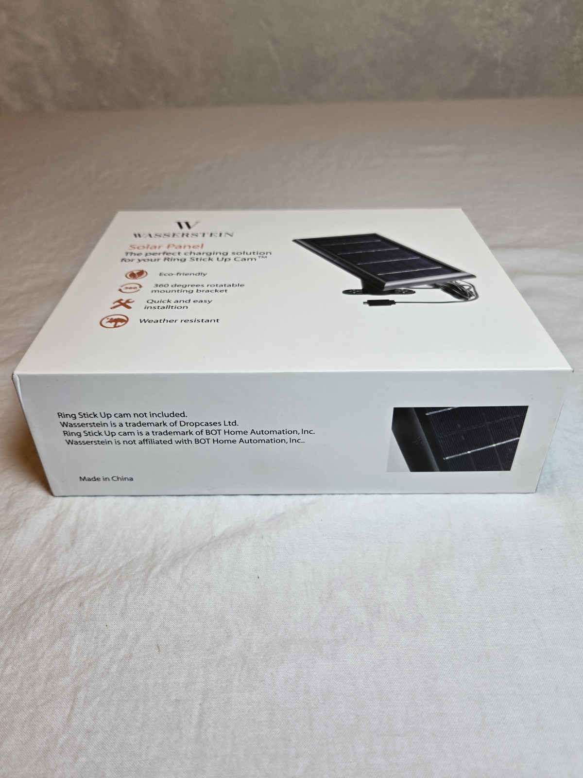Wasserstein Solar Panel for Ring Stick-Up Cam Brand New In Box