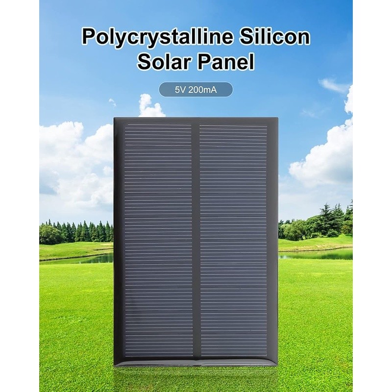 5PC 200mA Polycrystalline Solar Panel 5V DIY Solar Power Kit High Efficiency New