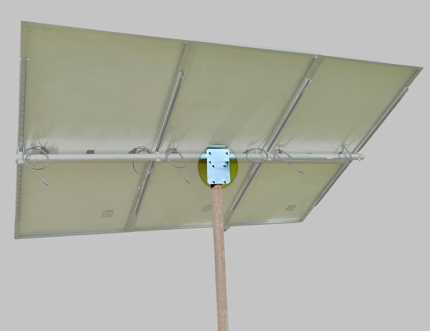 Solar Panel Array Top of Pole Ground Mount Bracket 2″ – 2.5″ – 3″ Pipe Universal