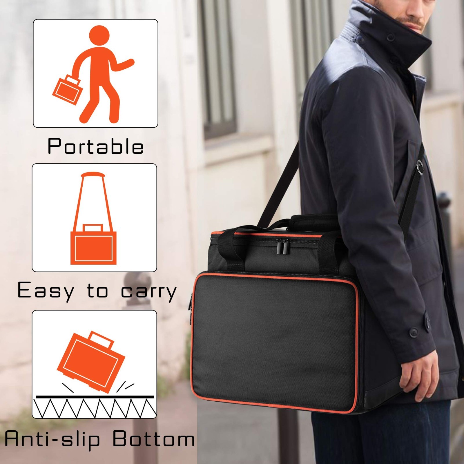 Portable Power Station Carrying Case for Jackery Explorer 1000, Waterproof Stora