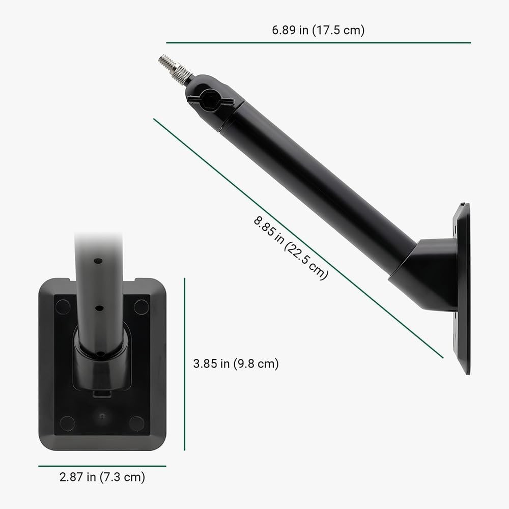 Universal Solar Panel Wall Mount Adjustable, Extended, for Ring Arlo Wyze