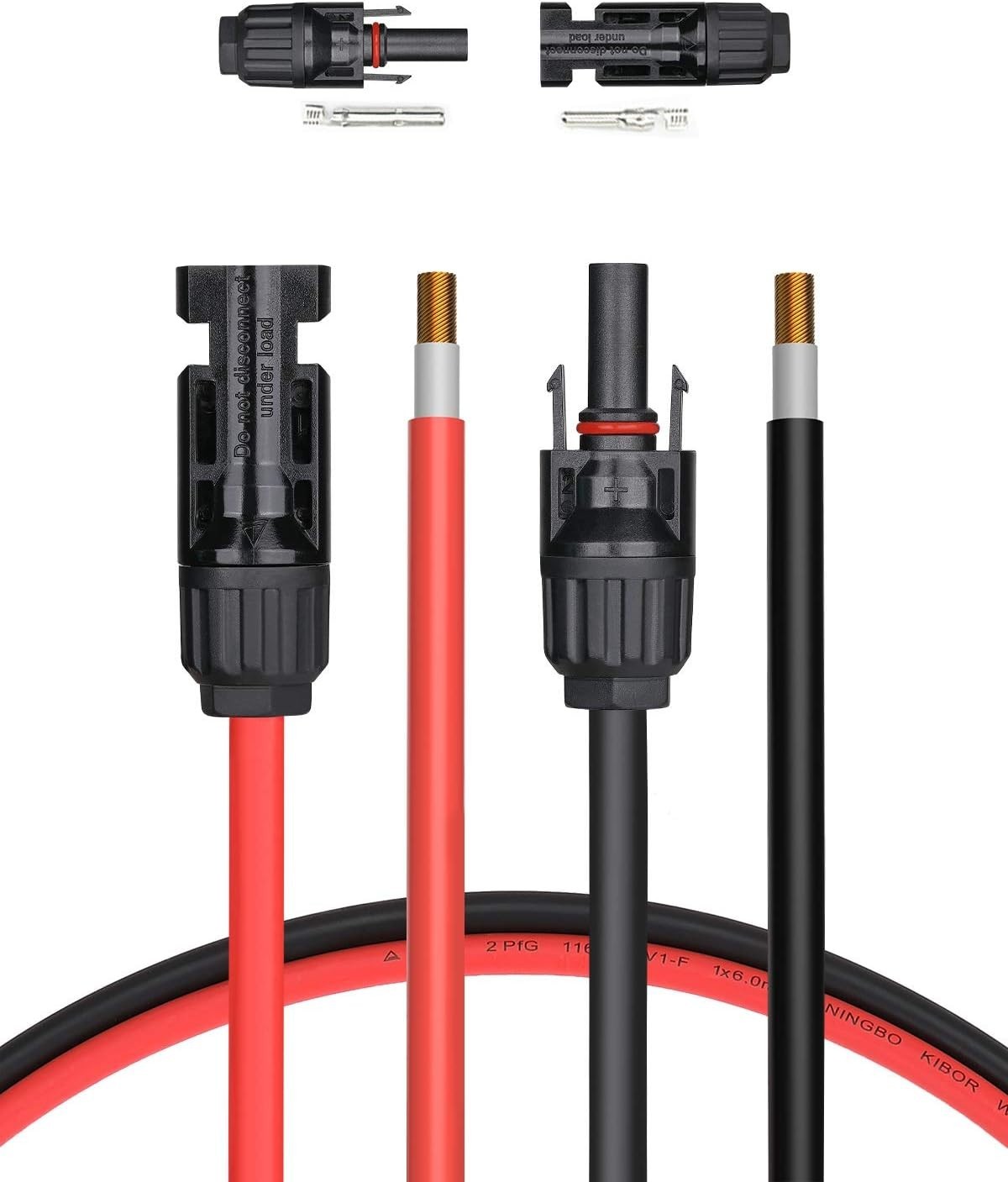 Tin-Coated Solar Extension Cable Pair