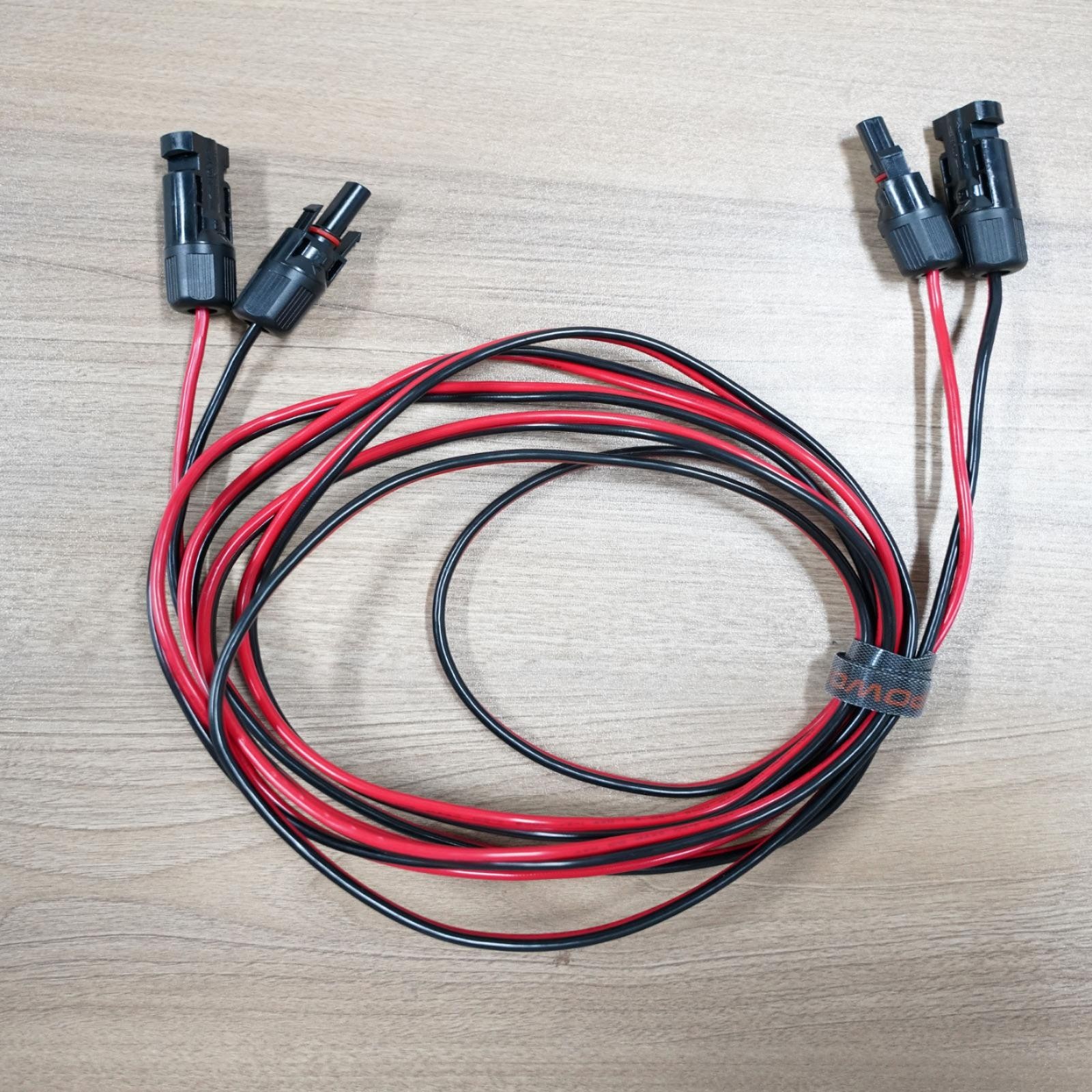 Extension Cable 14AWG solar panel wire red black PV cable 600V solar panel cord