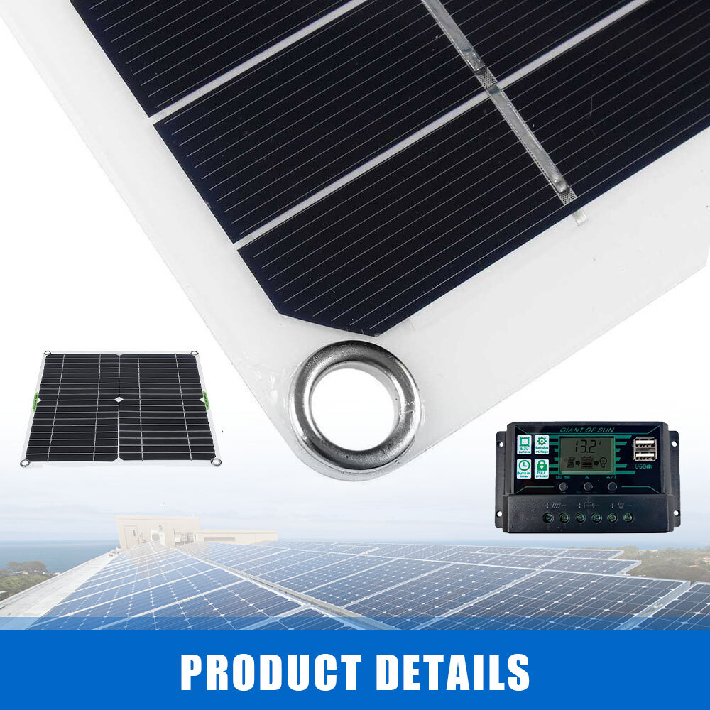 6000W Complete Generator with 400W Solar Panel Power Charger 110V Grid System US