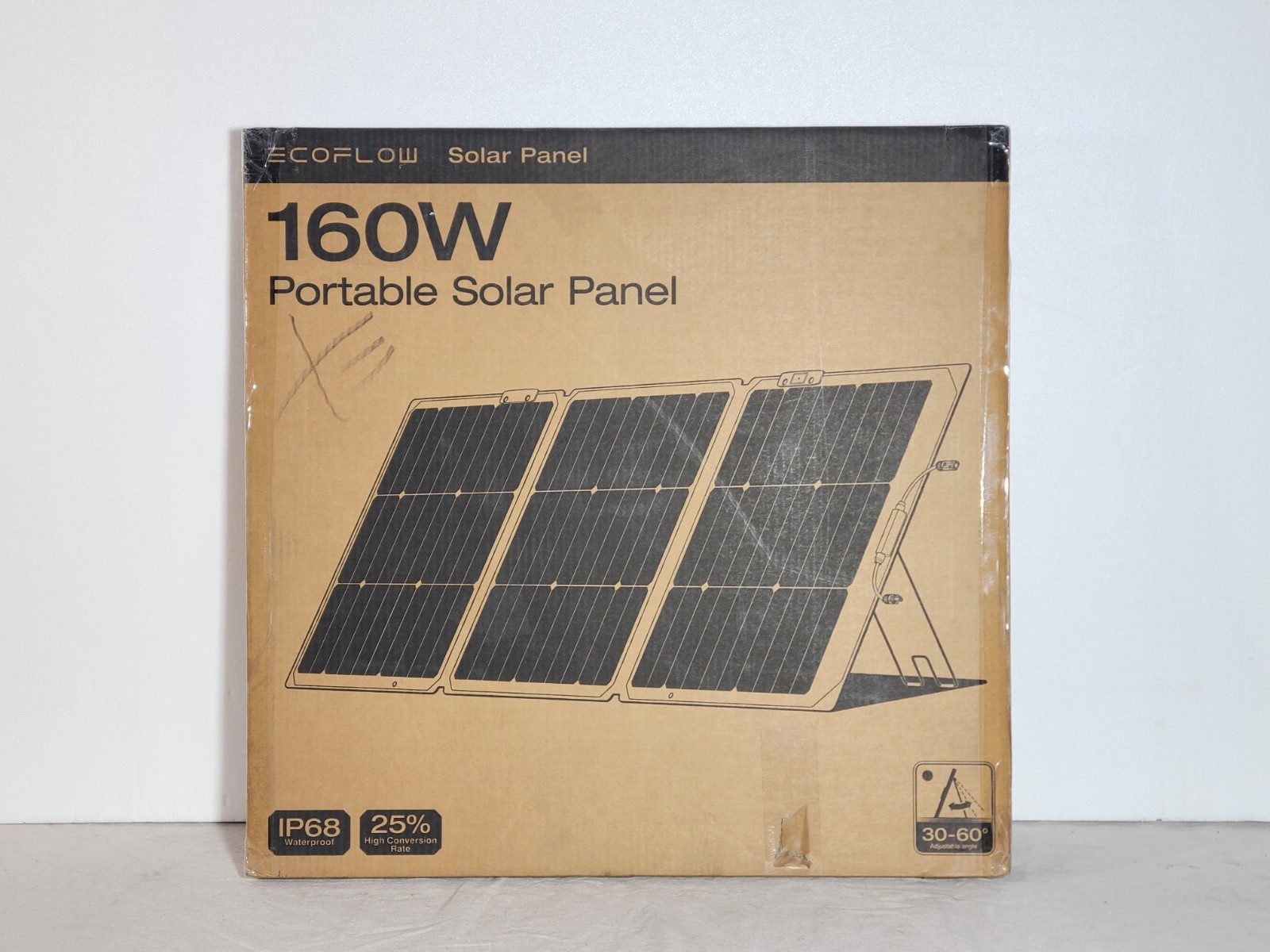 EcoFlow (EF-FOLD-P160-04) 160W PortableFoldable Monocrystalline Solar Panel