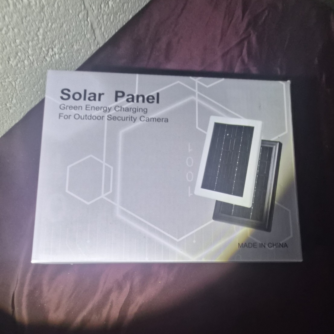 Weatherproof Solar Panel 5V Micro USB for Outdoor Security Camera