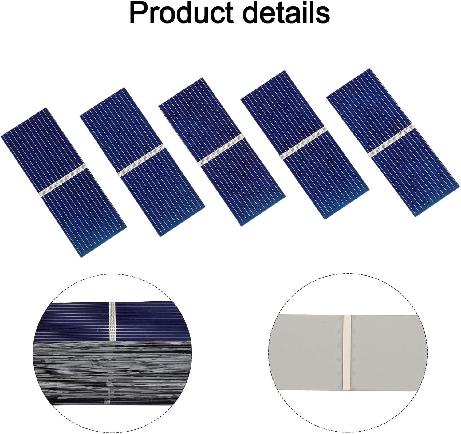For Solar Panel Collection of 100pcs Lightweight Polycrystalline Cells