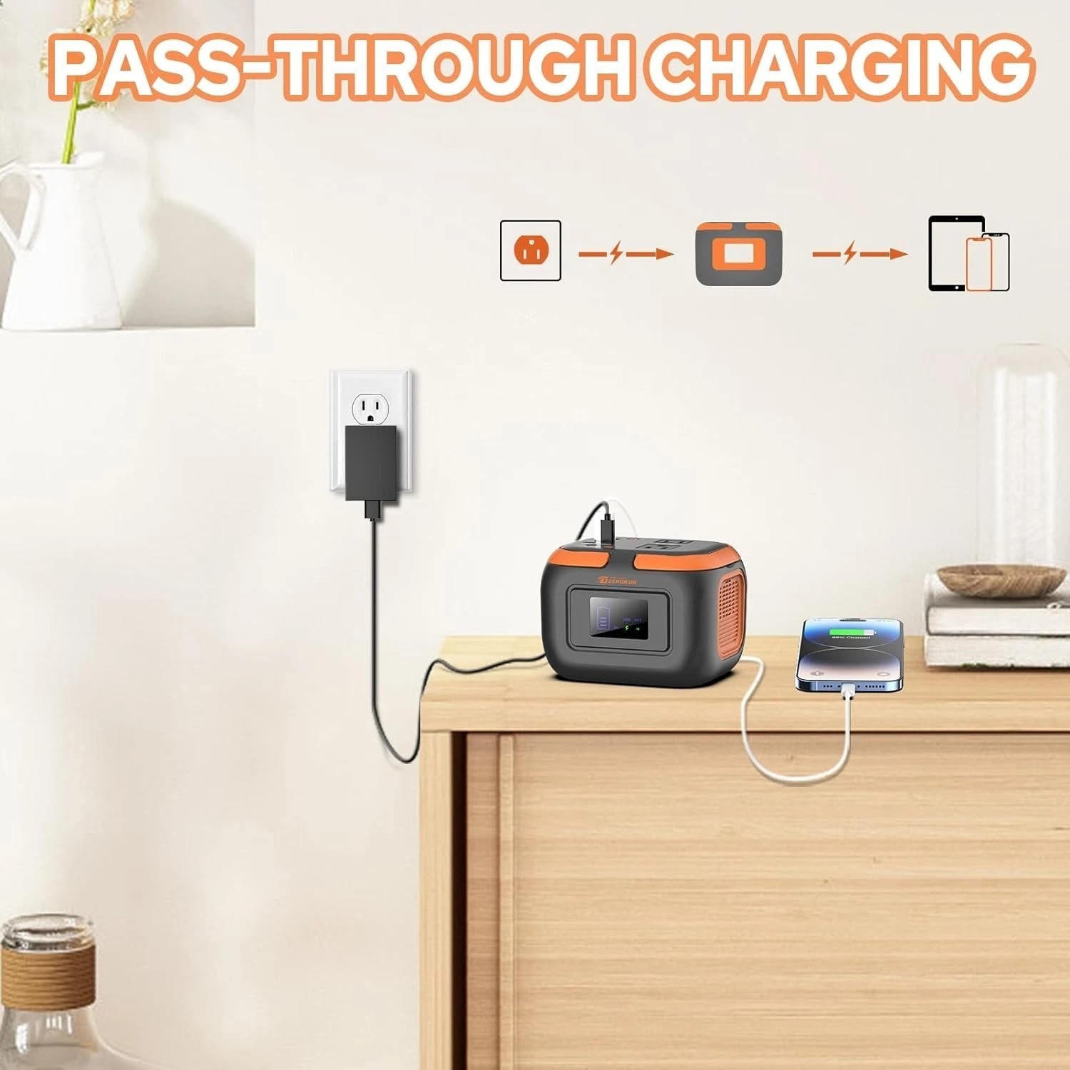 Compact & Powerful 120W Battery Generator – Ideal for Outdoor Fun & Adventures