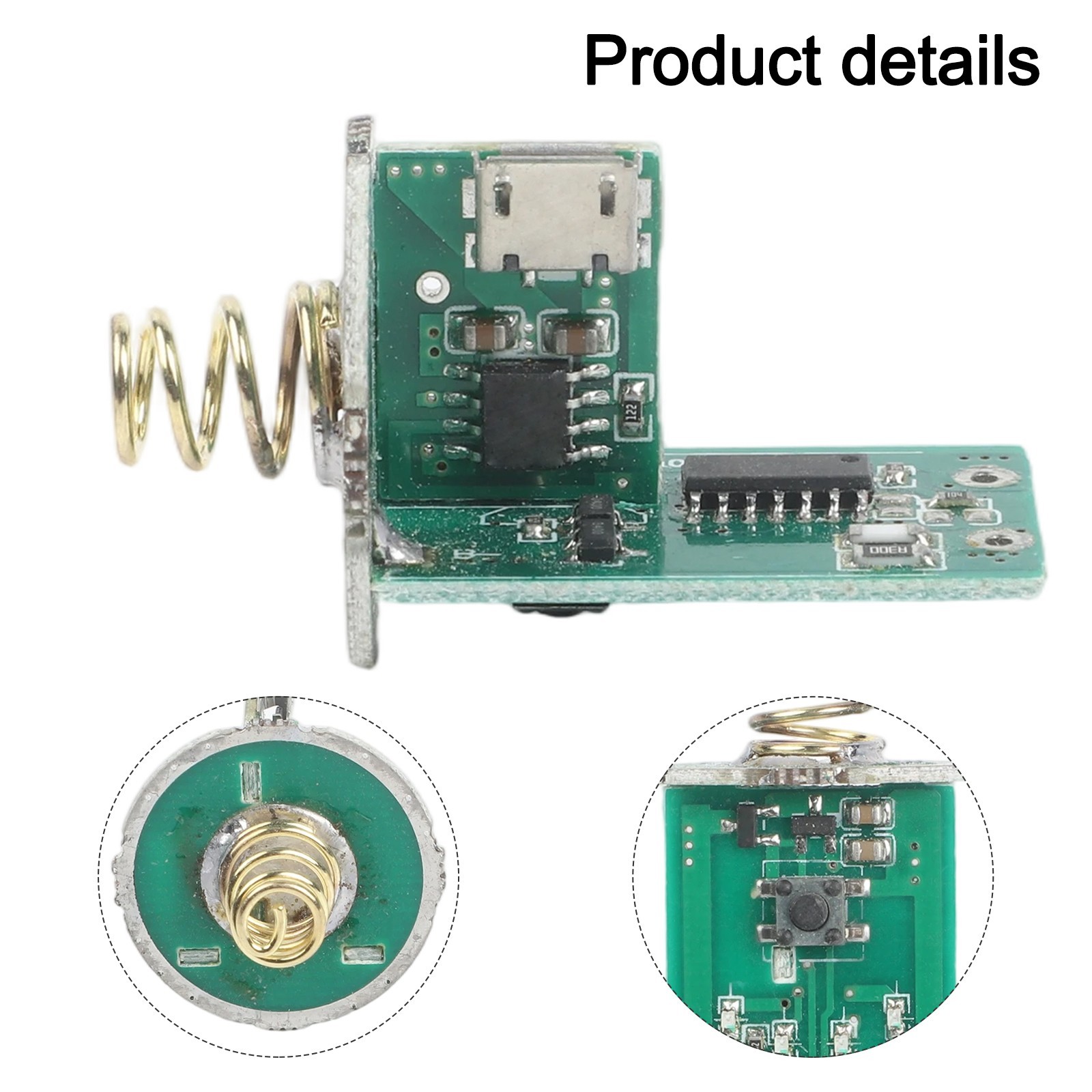 Rechargeable LED Driver Board with Switch 34 2V Flashlight PCB Circuit 3 4 2V