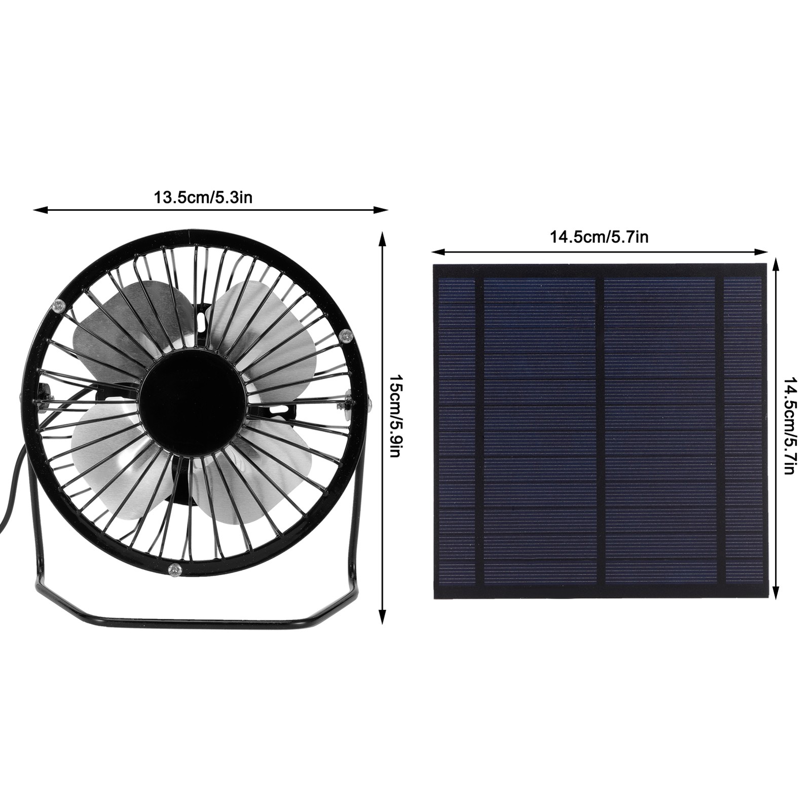 Solar Panel Cooling Fan Solar Panel Iron High Conversion Rate High Efficiency