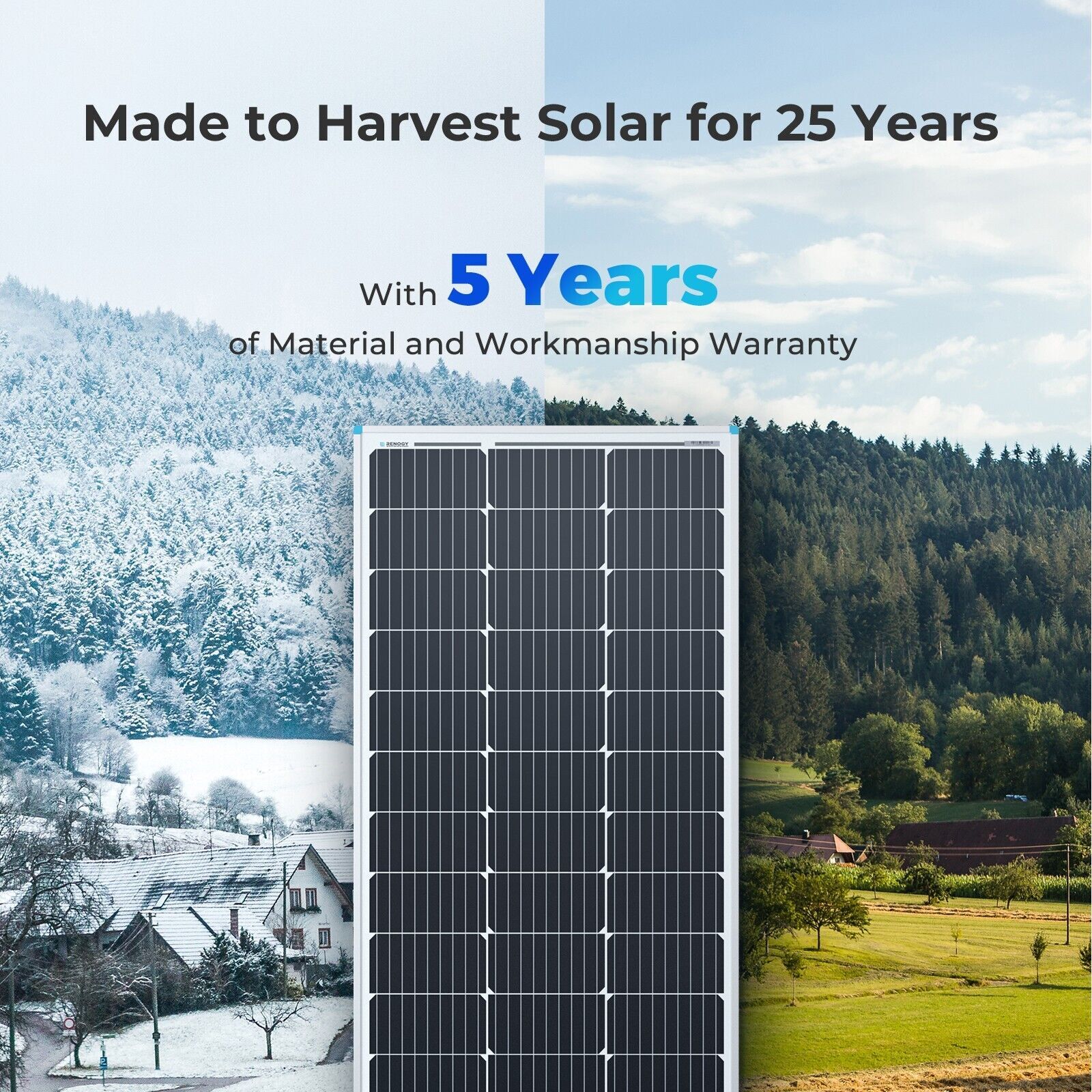 150W Watt Solar Panel Kit Charging Off-Grid Battery 12V Power RV Home Boat Camp