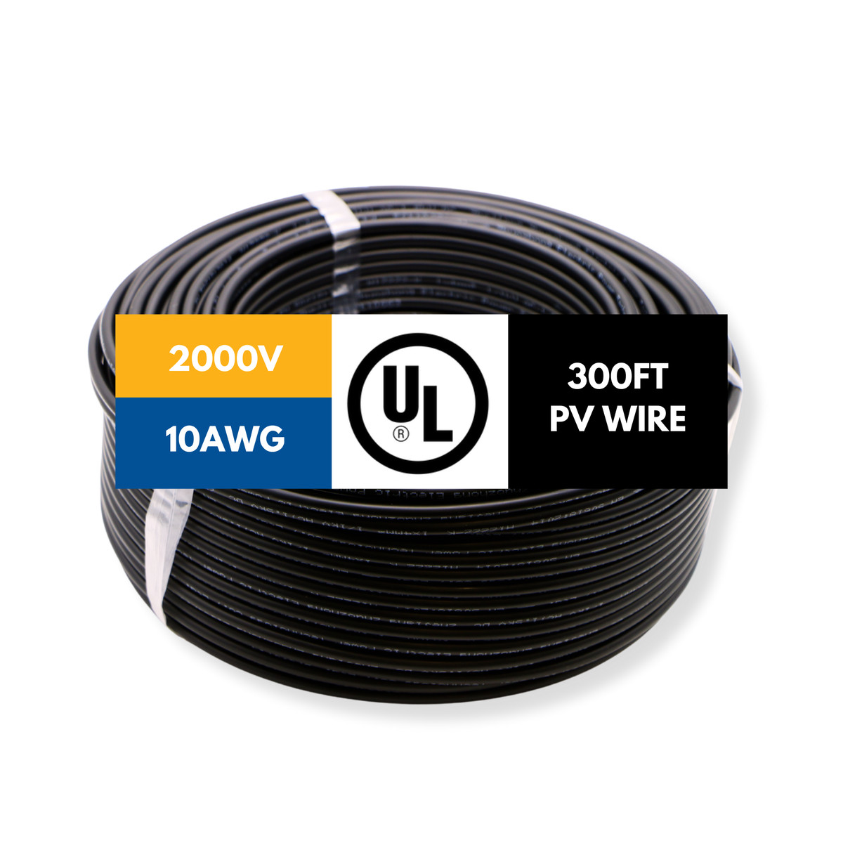 2000V PV Wire Tinned Stranded Copper – 8/10/12 AWG – Black/Red – 300 to 1000FT
