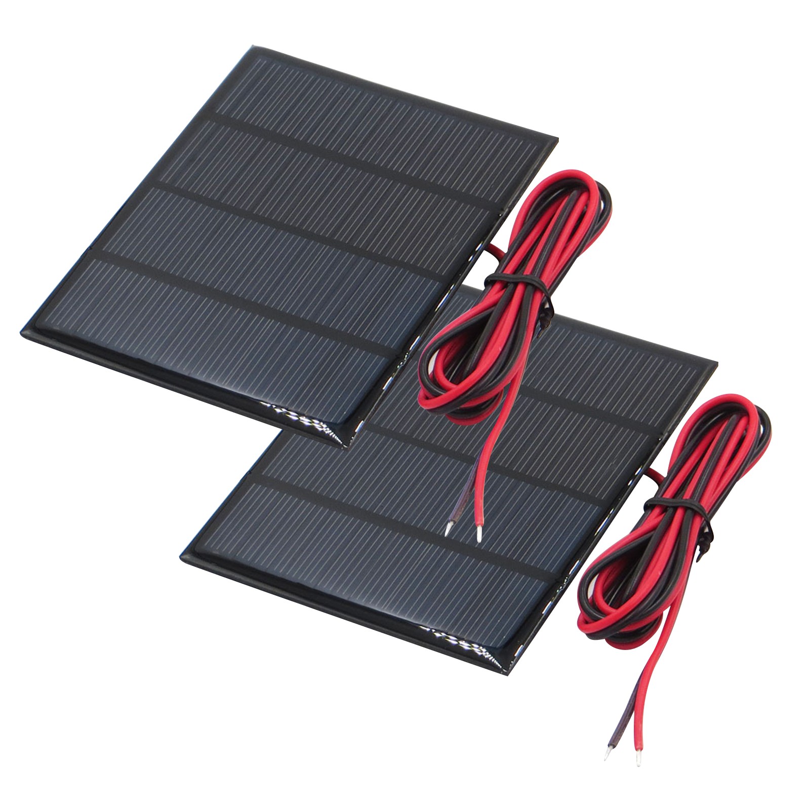 1Pair Solar Panel Cell Module Epoxy Charger For Charging Cellphones DC Batteries
